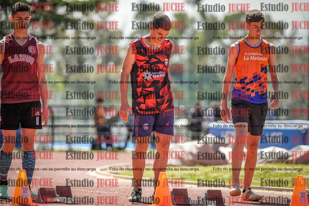 Fotos de los 80 m llanos de varones