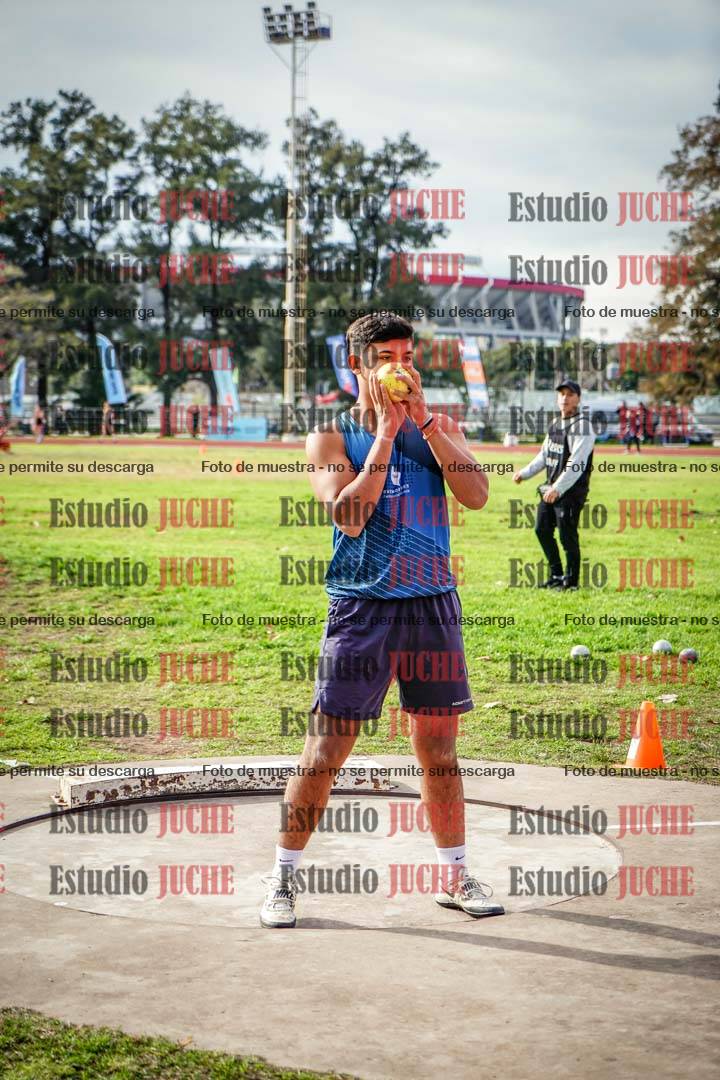 Fotos del lanzamiento de bala de varones