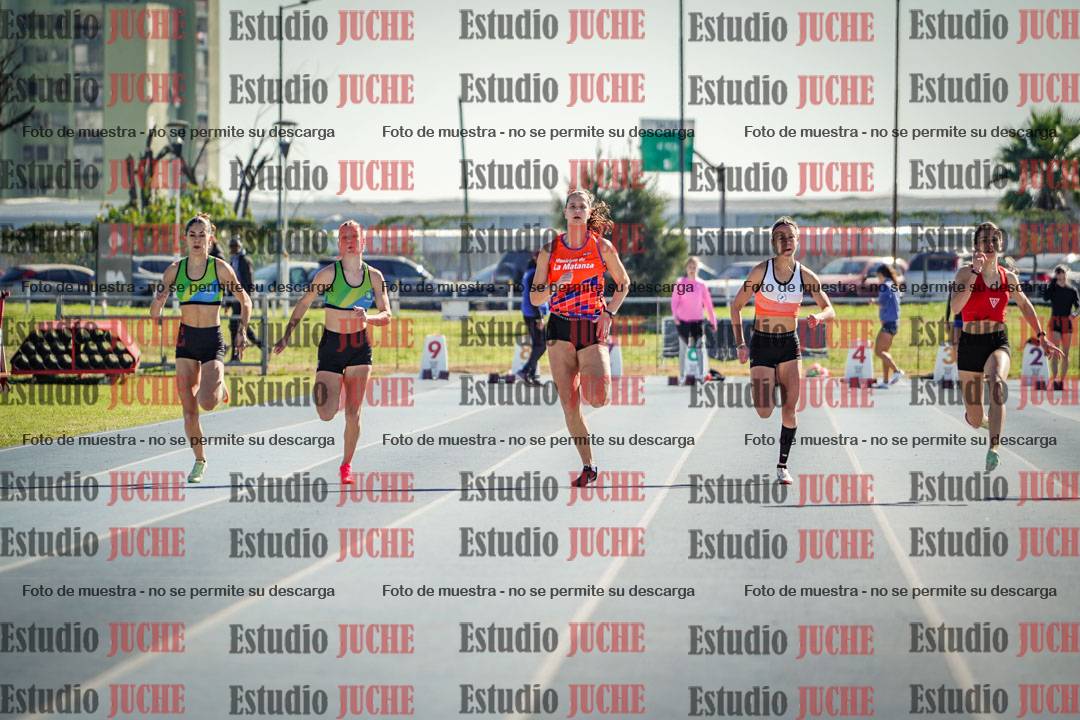 Fotos de los 100 m llanos de mujeres - FINAL