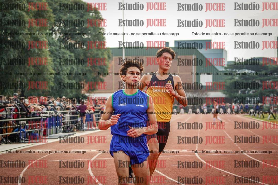 Fotos de los 100 m llanos de varones
