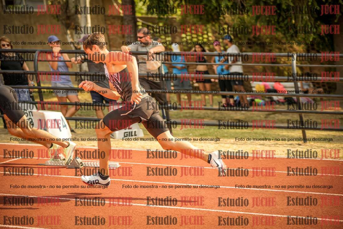 Fotos de los 400 m llanos de varones