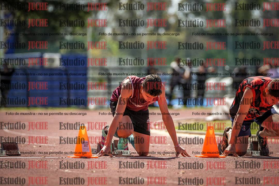 Fotos de los 80 m llanos de varones