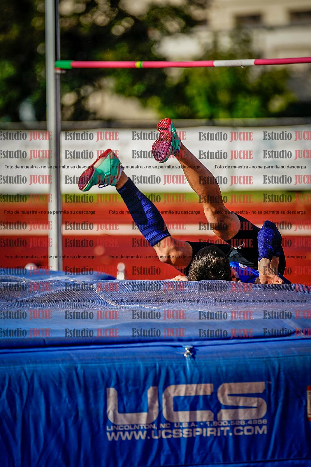 Fotos del salto en alto de varones