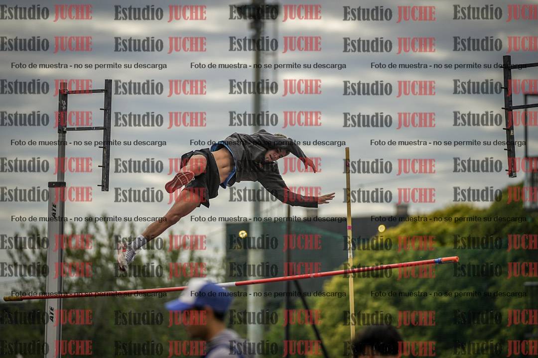Fotos del salto con garrocha de mujeres y varones