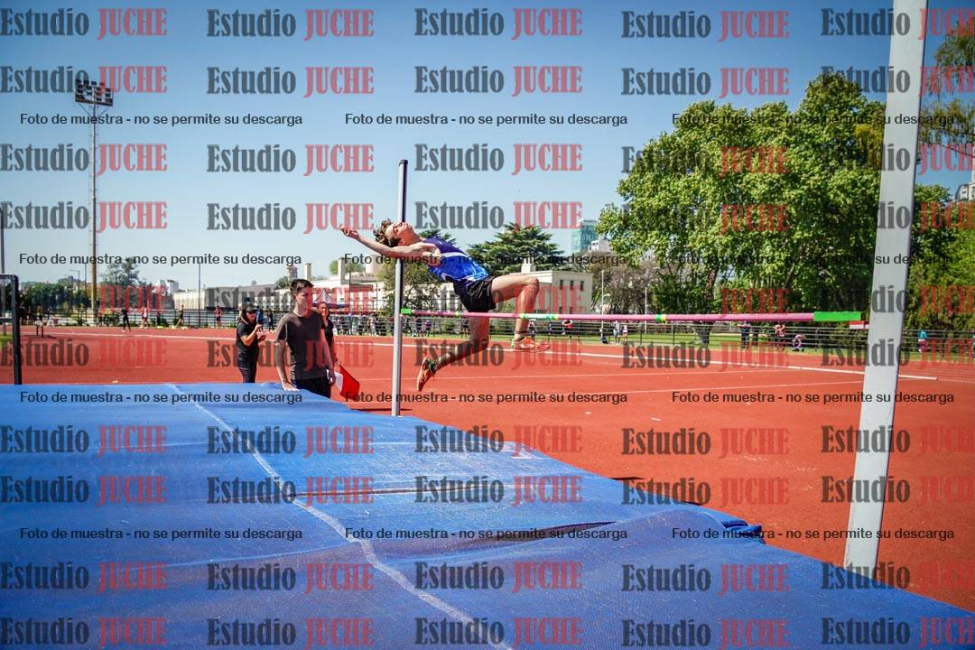 Fotos del salto en alto de varones