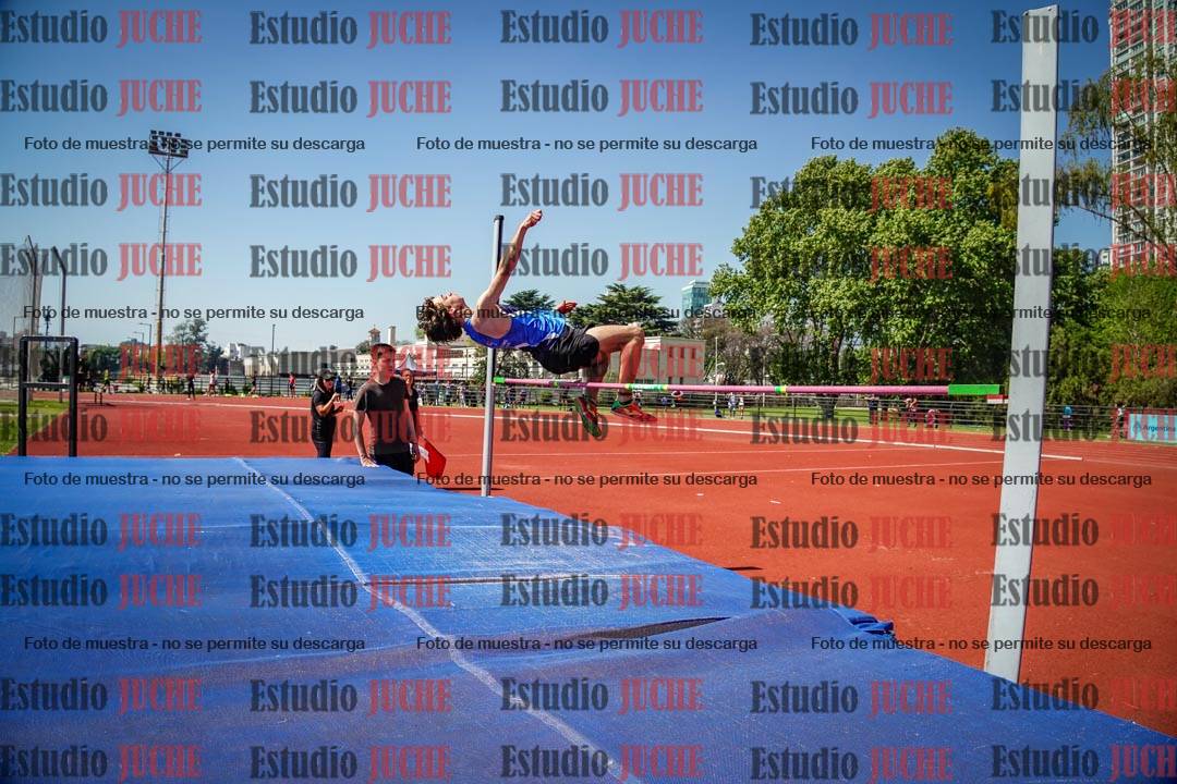 Fotos del salto en alto de varones