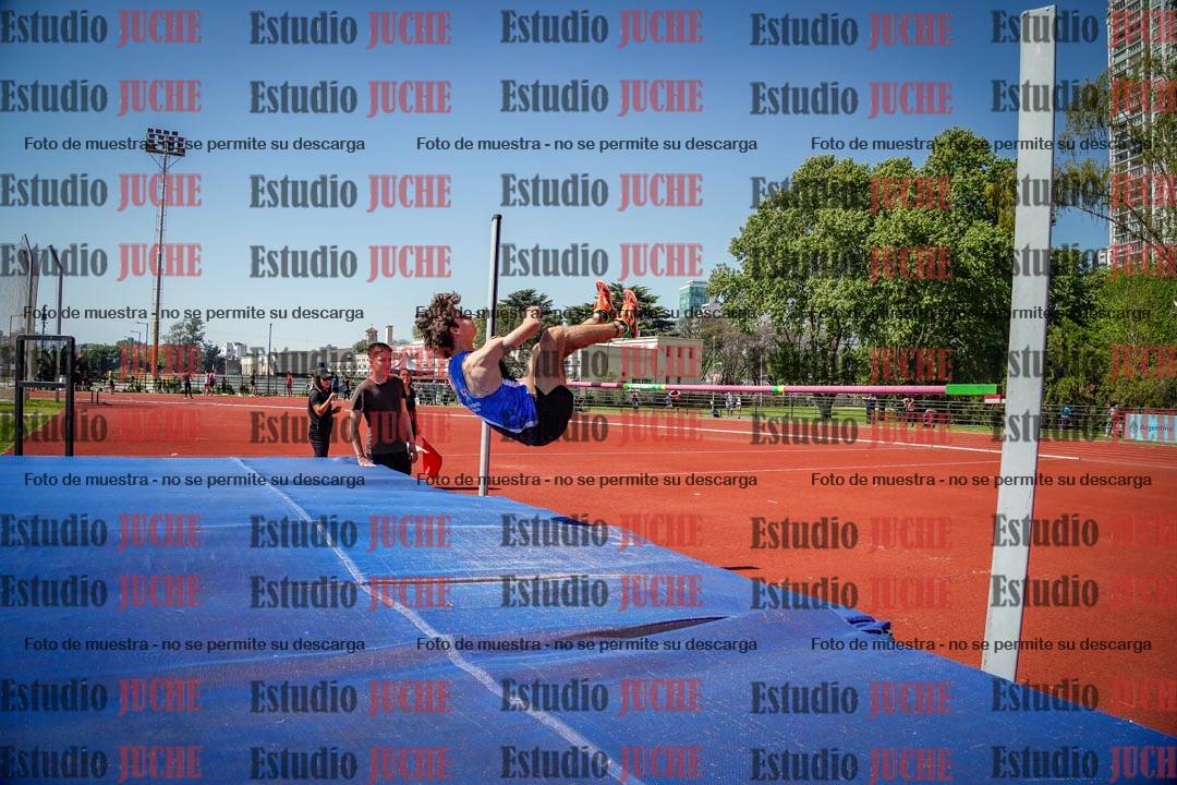 Fotos del salto en alto de varones