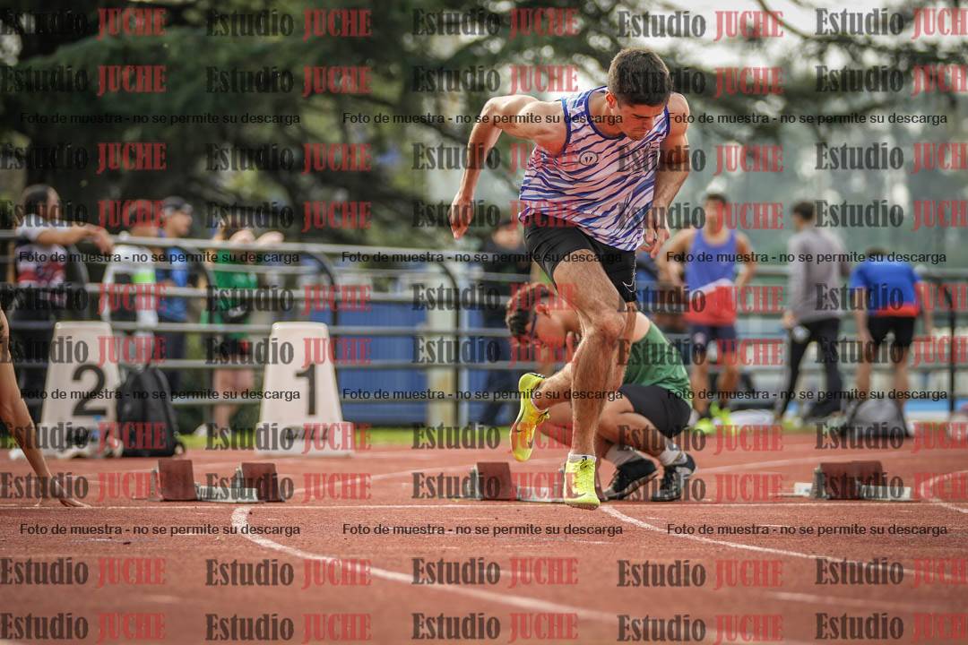 Fotos de los 100 m llanos de varones