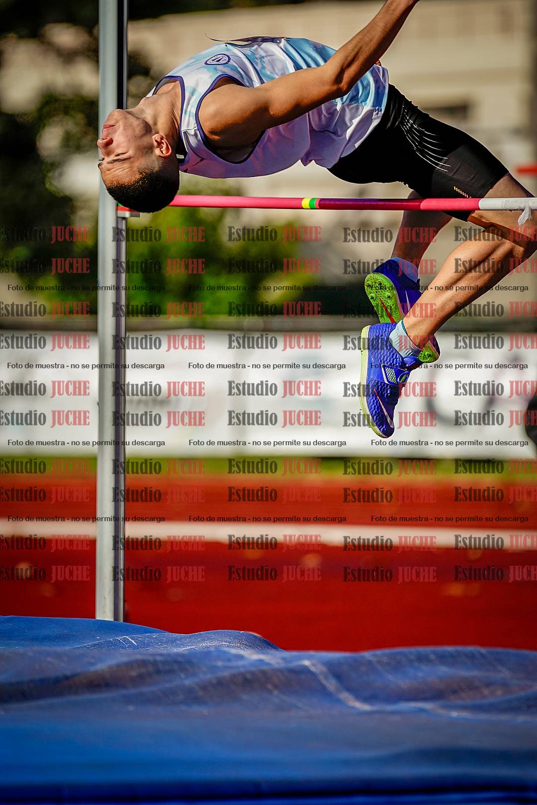 Fotos del salto en alto de varones