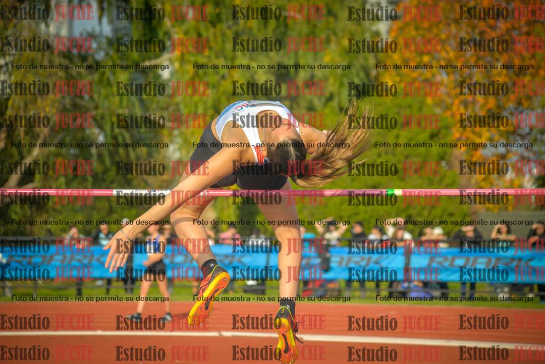 Fotos del salto en alto de mujeres