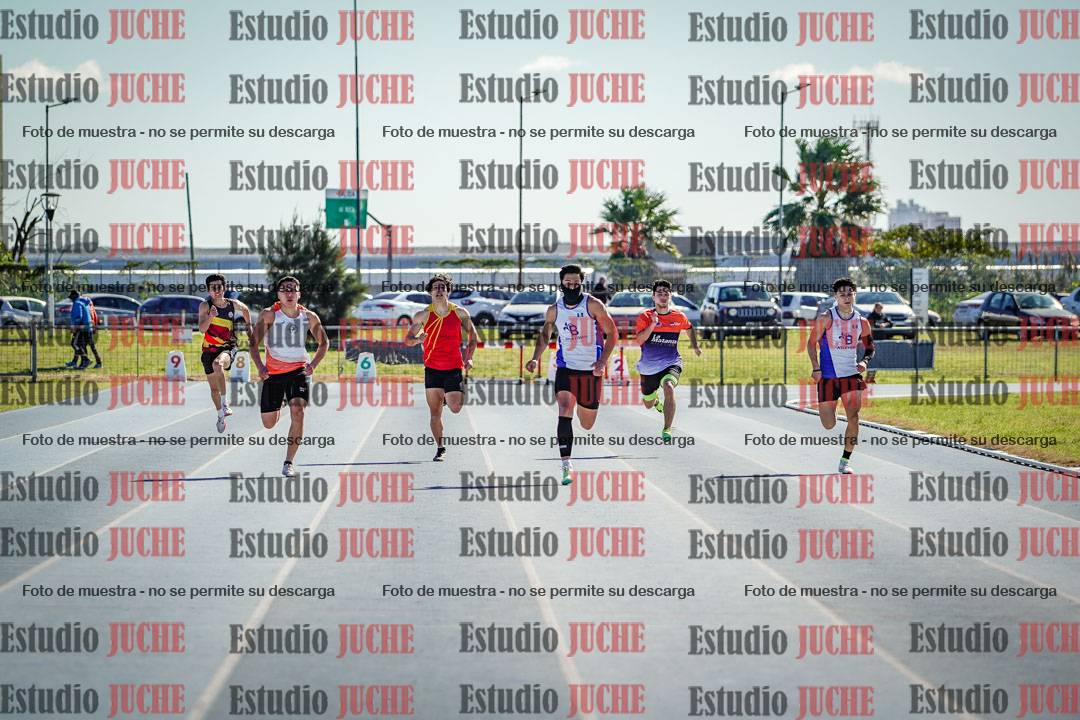 Fotos de los 200 m llanos de varones