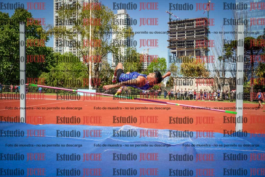 Fotos del salto en alto de varones