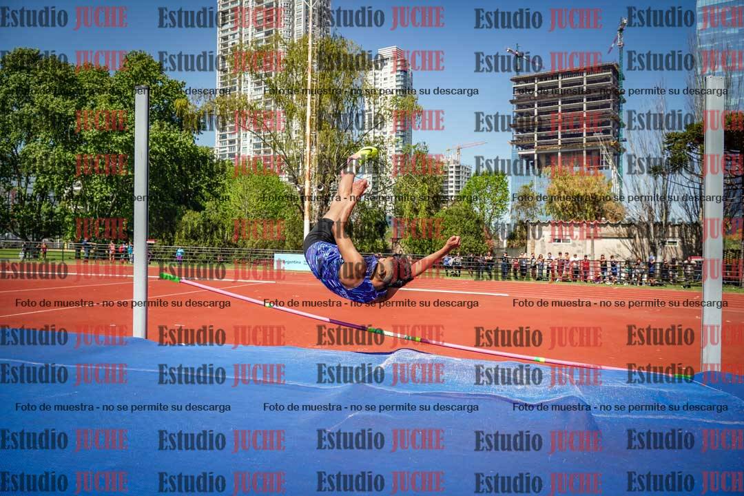 Fotos del salto en alto de varones
