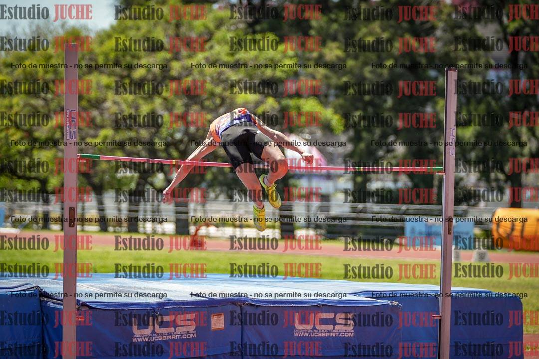 Fotos del salto en alto de varones