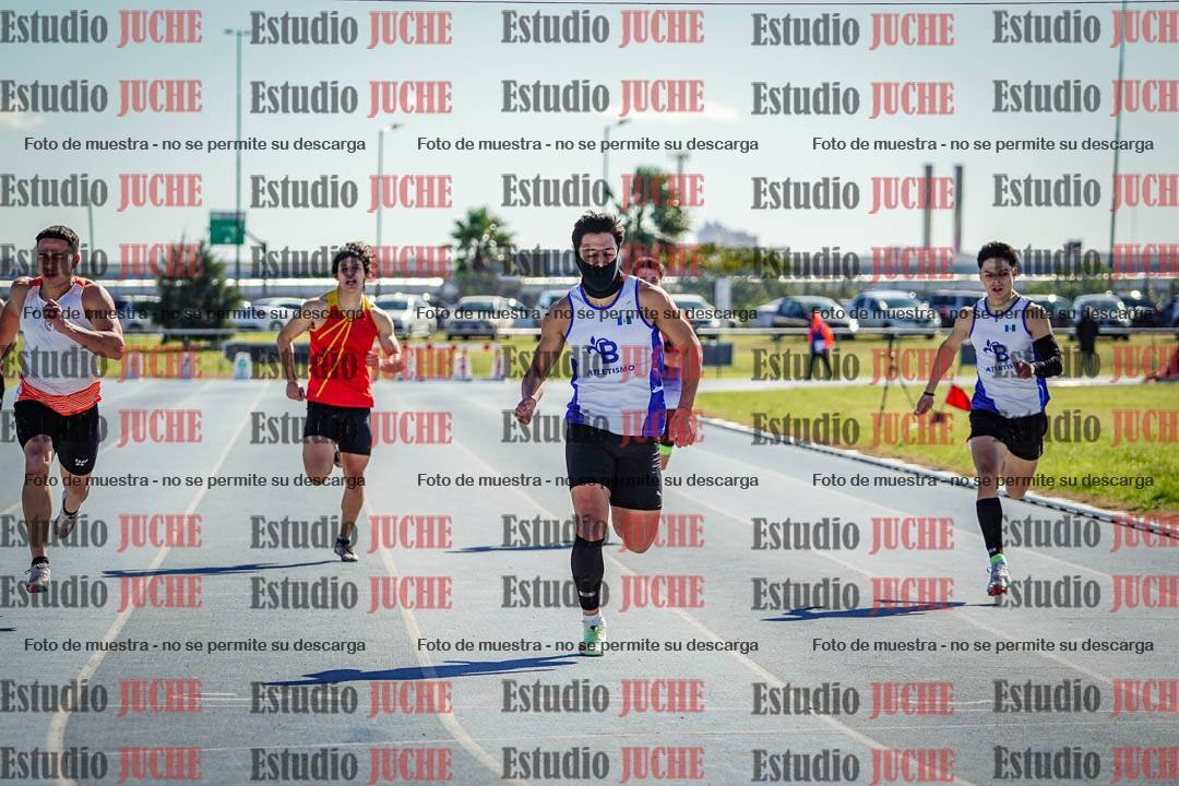 Fotos de los 200 m llanos de varones