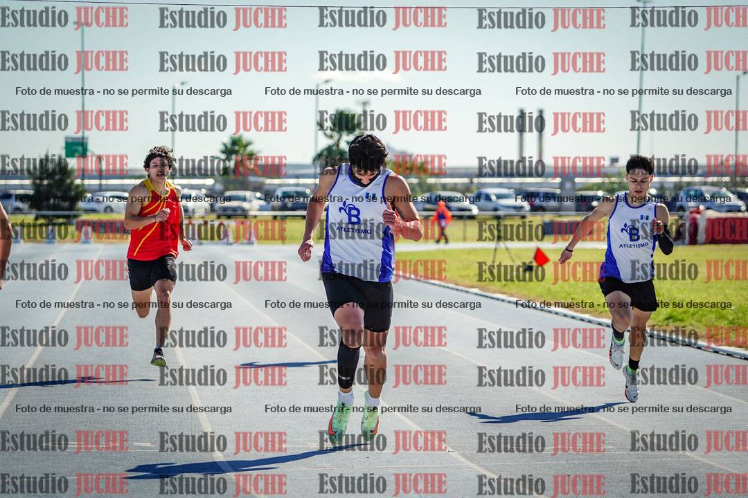 Fotos de los 200 m llanos de varones
