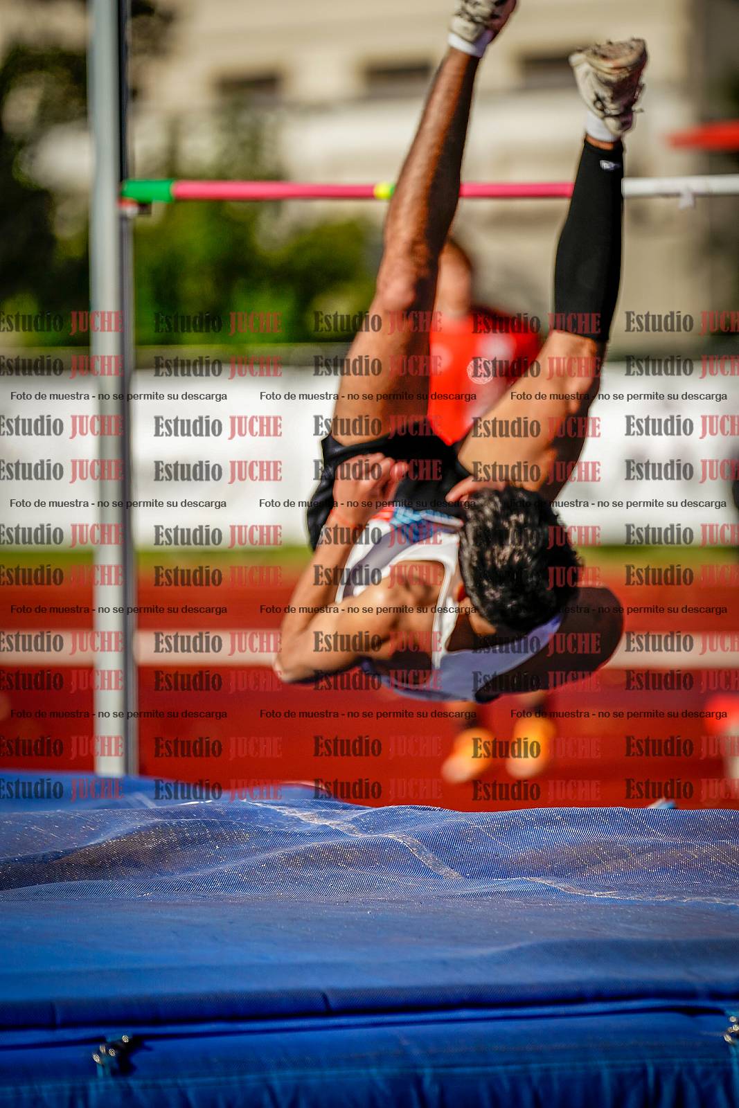 Fotos del salto en alto de varones