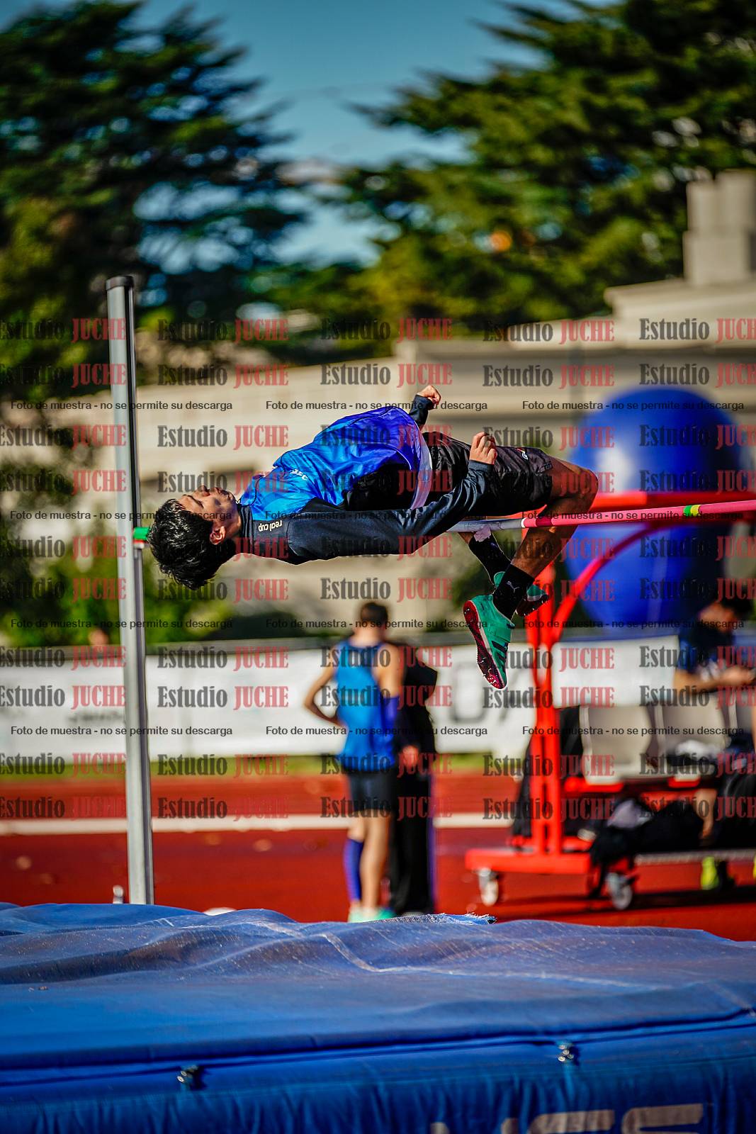 Fotos del salto en alto de varones
