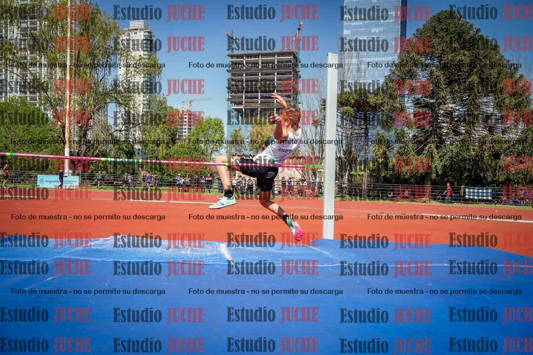 Fotos del salto en alto de varones