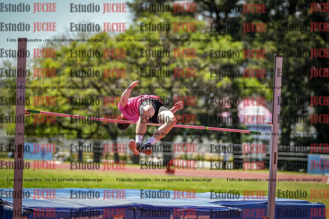 Fotos del salto en alto de varones