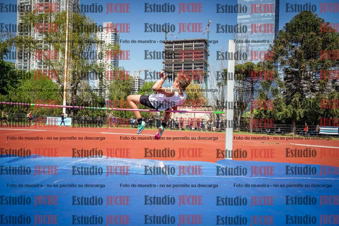 Fotos del salto en alto de varones