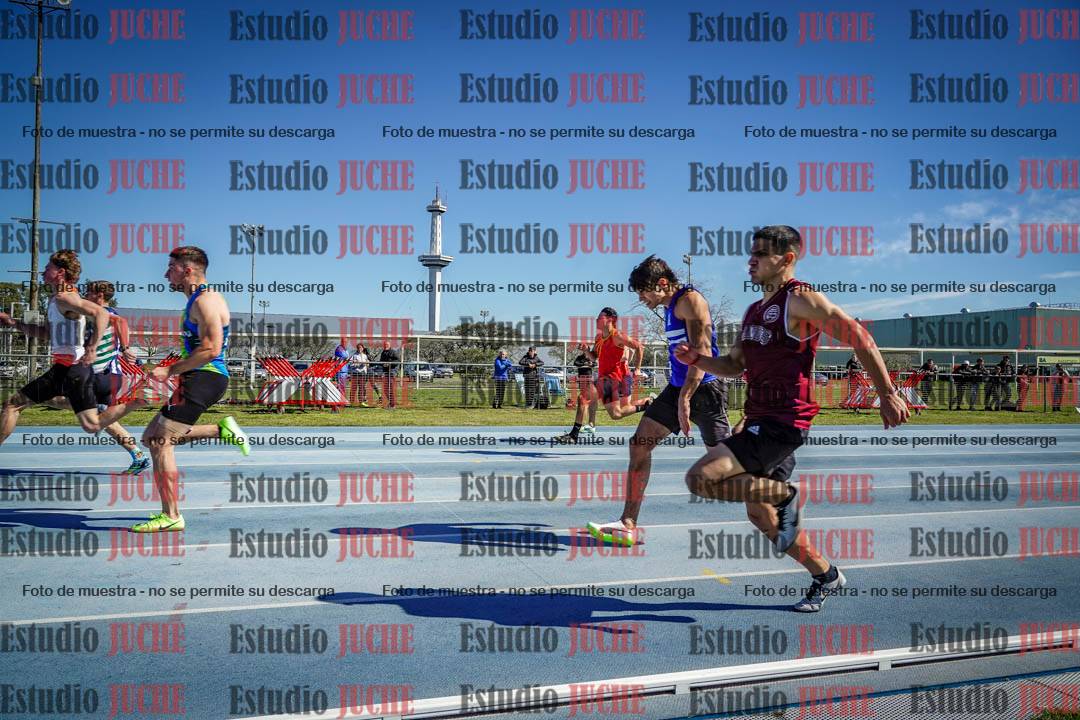Fotos de los 100 m llanos de varones
