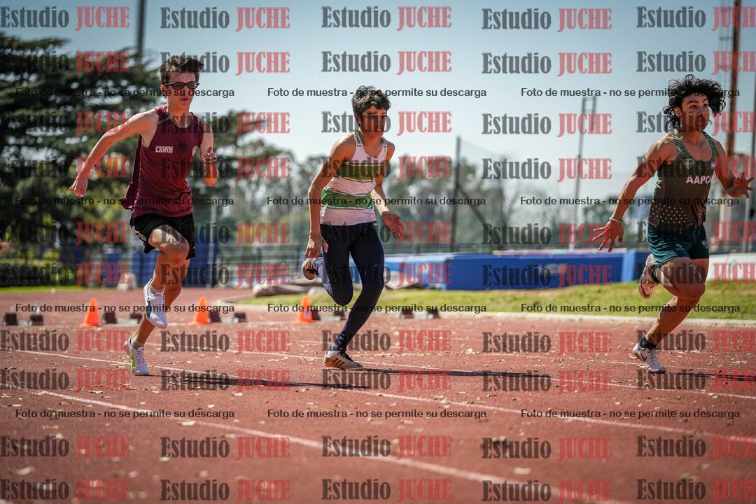 Fotos de los 80 m llanos de varones