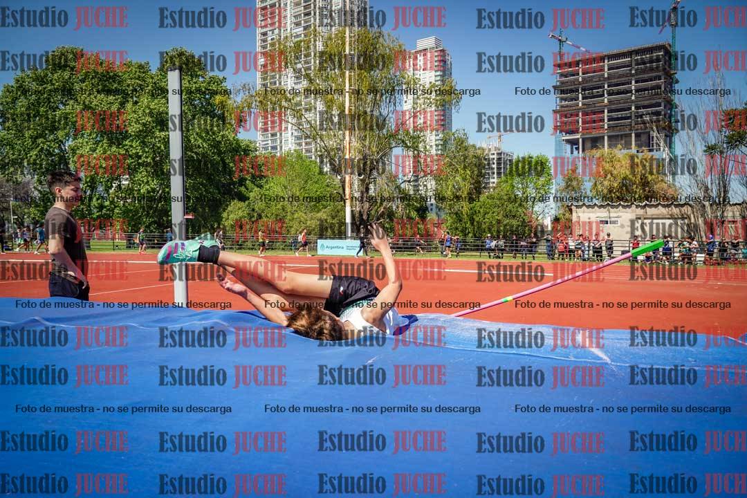 Fotos del salto en alto de varones