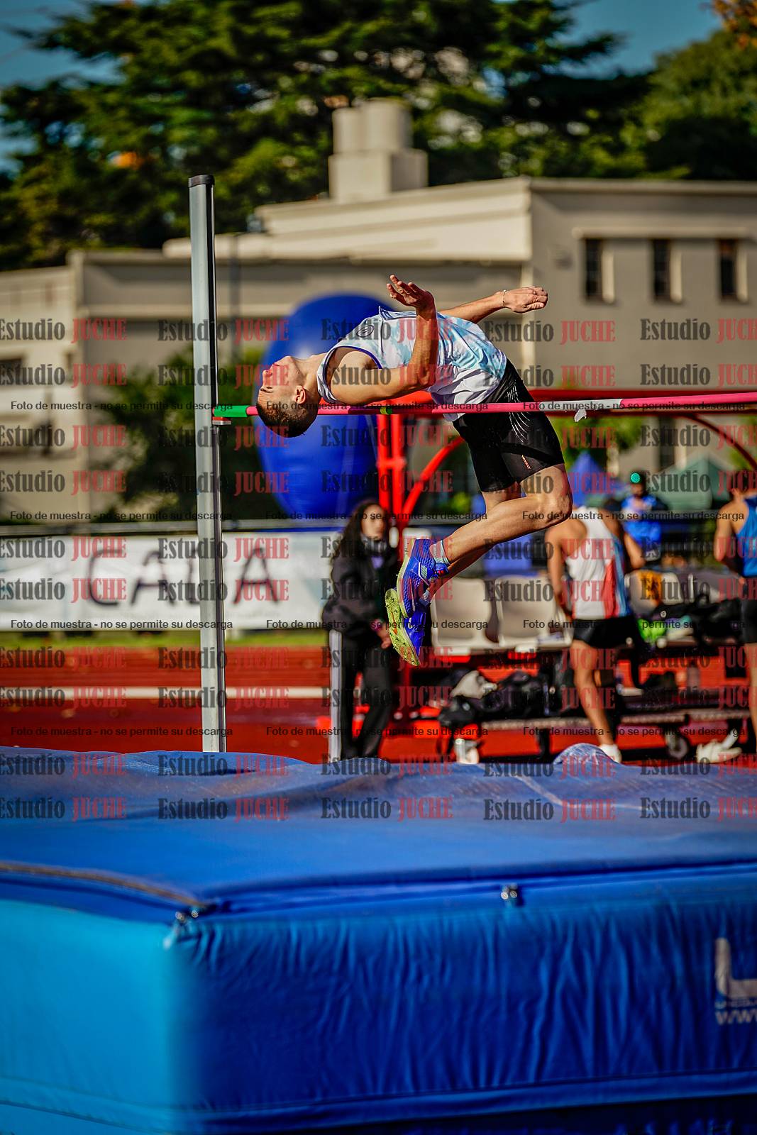 Fotos del salto en alto de varones