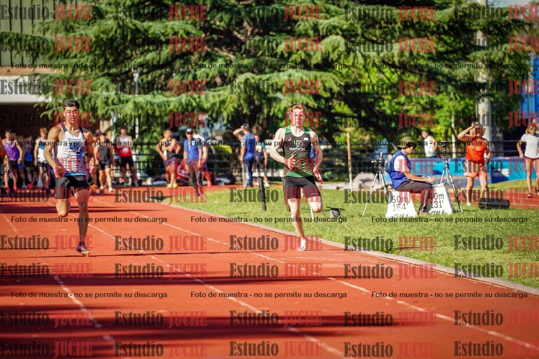 Fotos de los 100 m llanos de varones