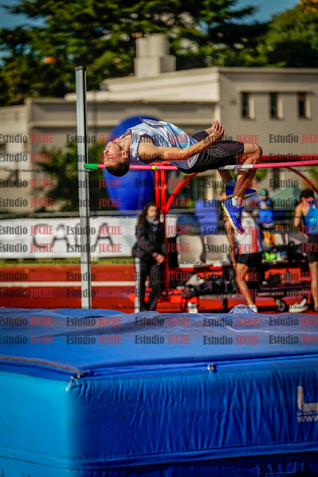 Fotos del salto en alto de varones