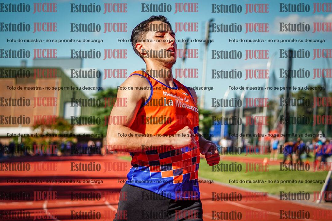 Fotos de los 100 m llanos de varones