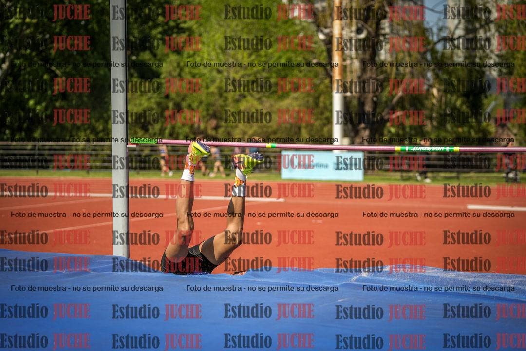 Fotos del salto en alto de varones