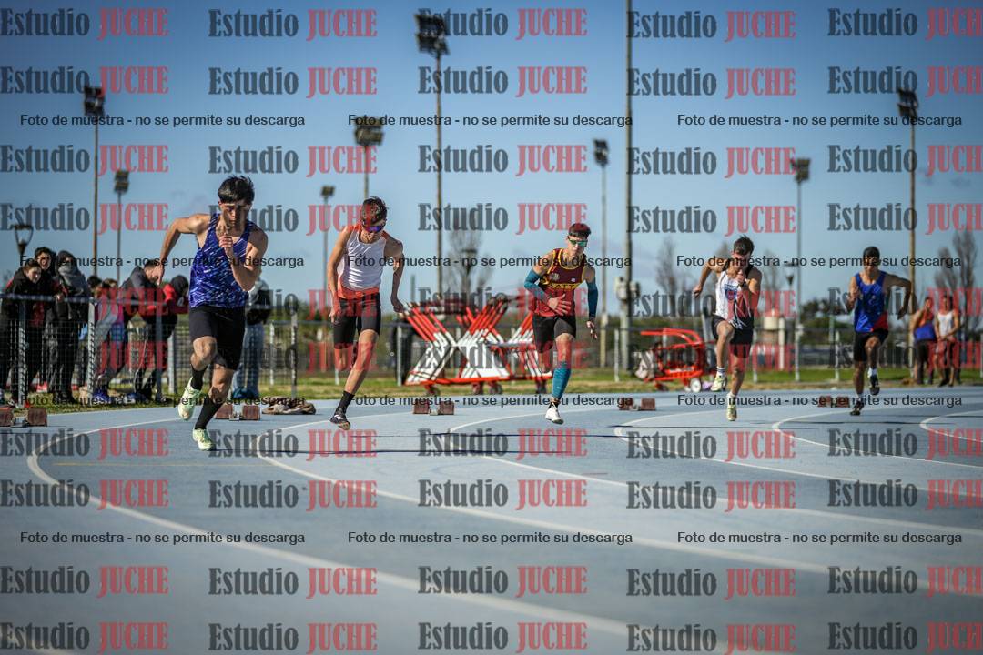 Fotos de los 200 m llanos de varones