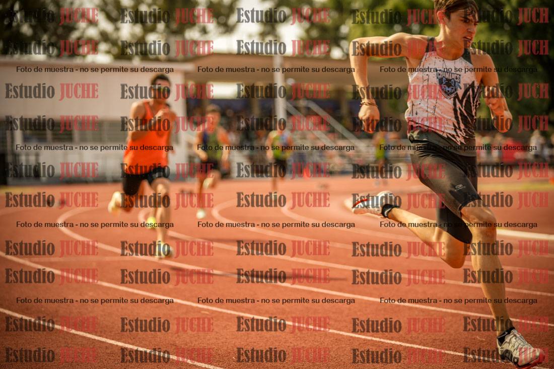 Fotos de los 400 m llanos de varones