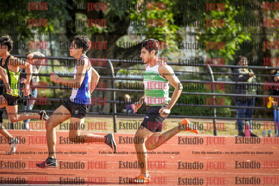 Fotos de los 100 m llanos de varones