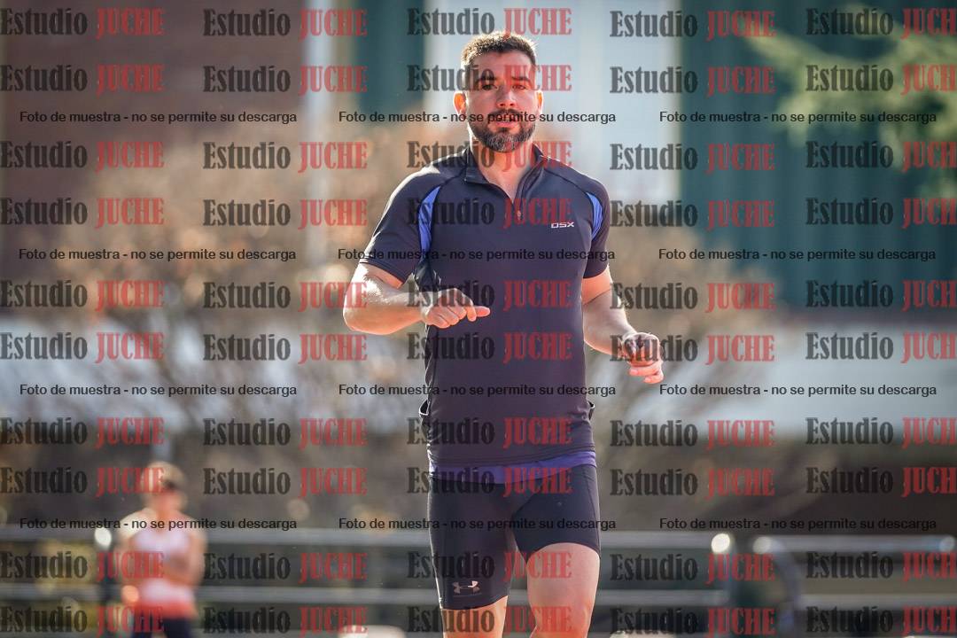 Fotos de los 100 m llanos de varones