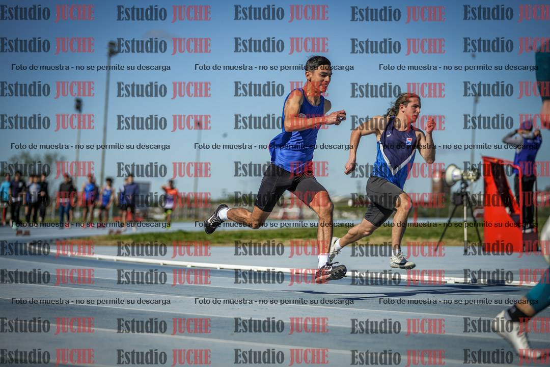 Fotos de los 200 m llanos de varones