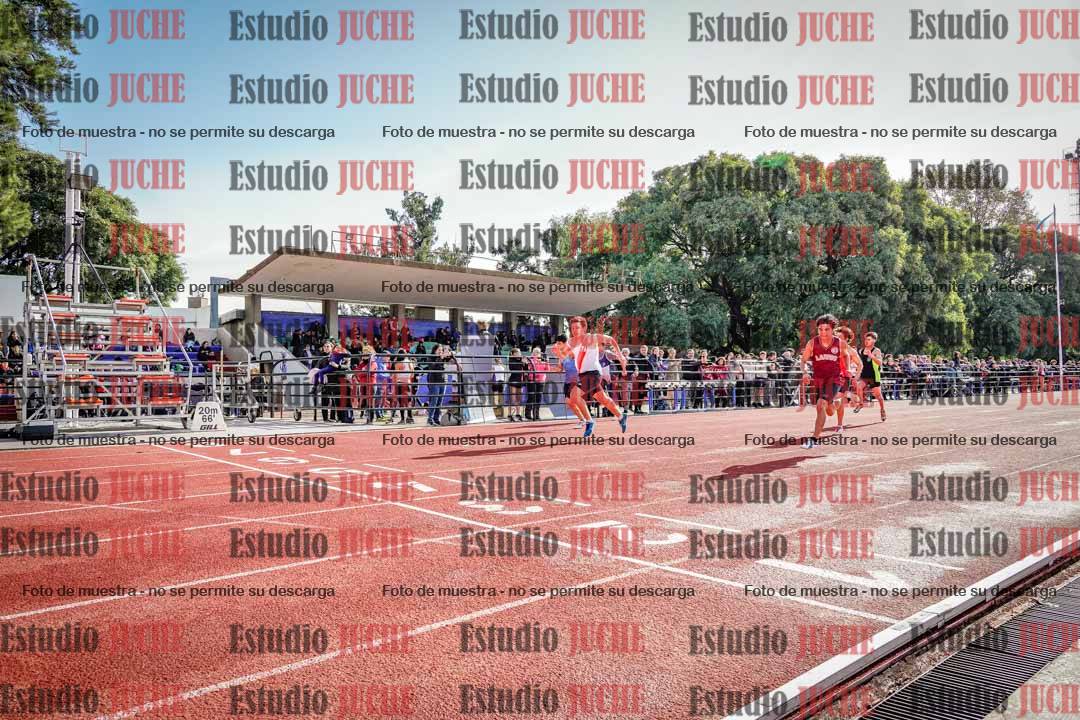 Fotos de los 100 m llanos de varones