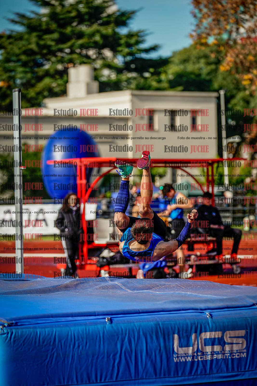 Fotos del salto en alto de varones