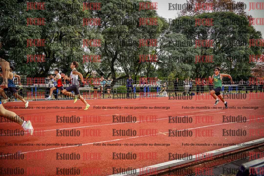 Fotos de los 100 m llanos de varones