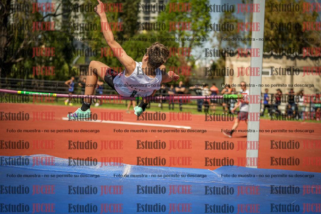 Fotos del salto en alto de varones