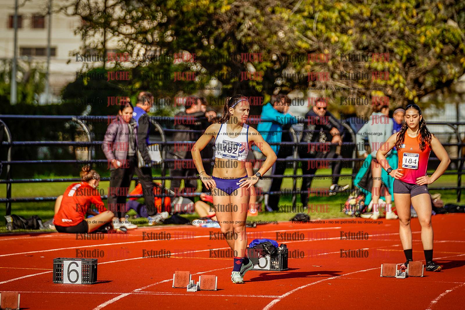 Fotos de los 200 m de mujeres