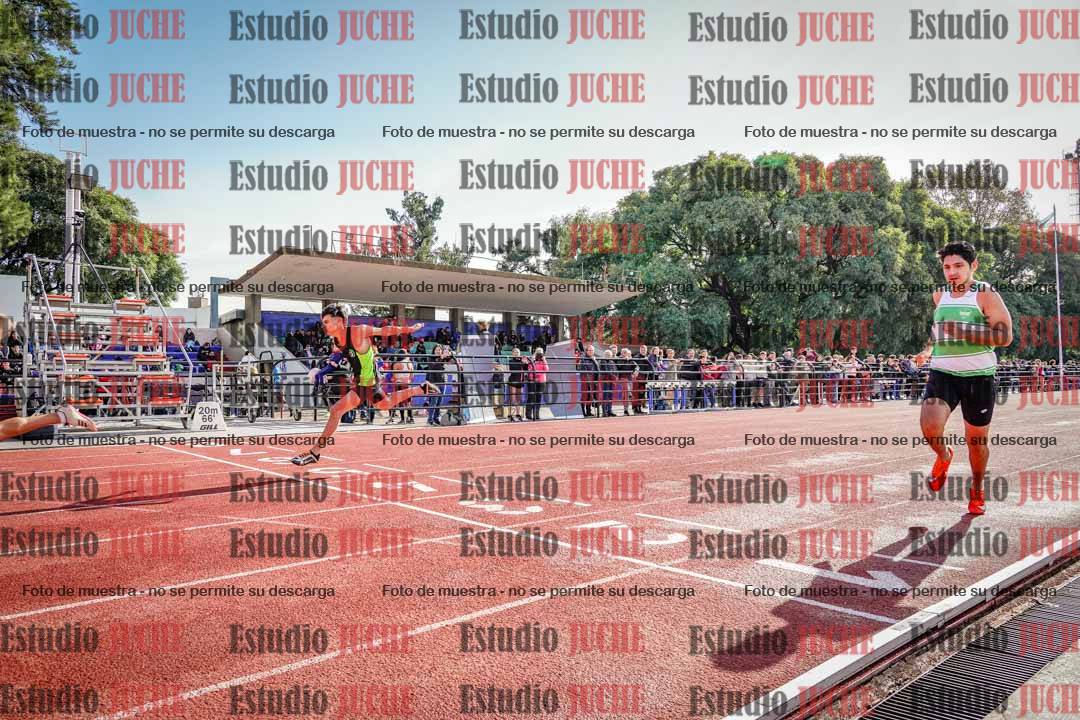 Fotos de los 100 m llanos de varones