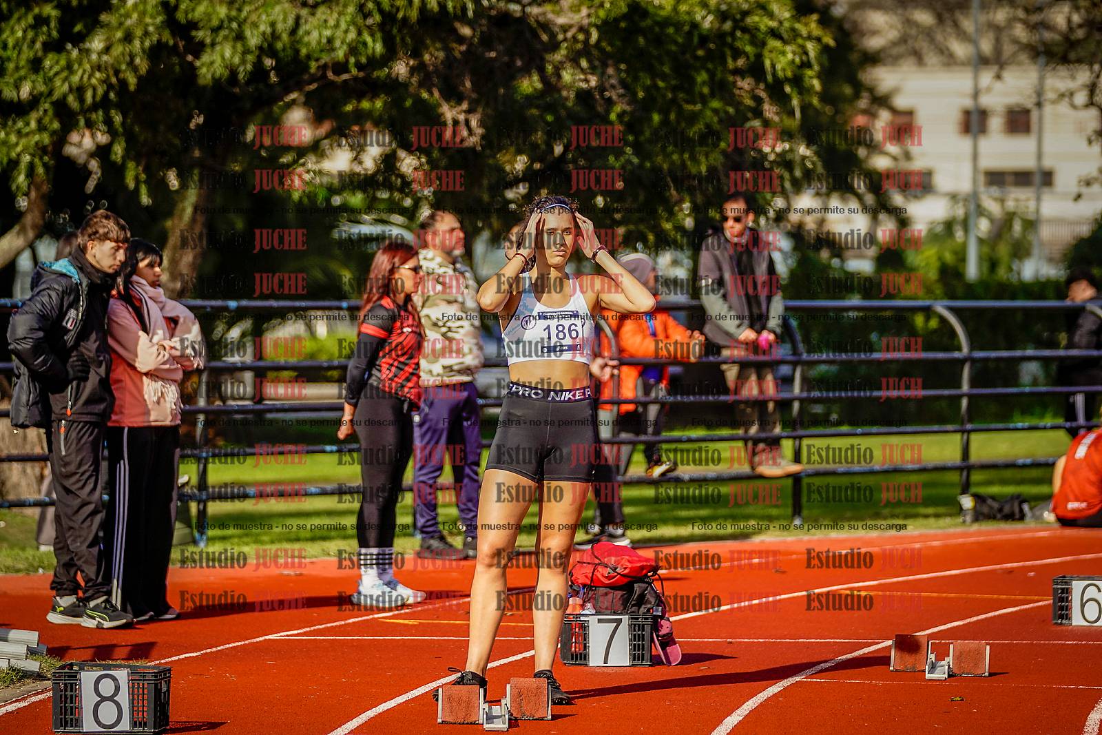 Fotos de los 200 m de mujeres