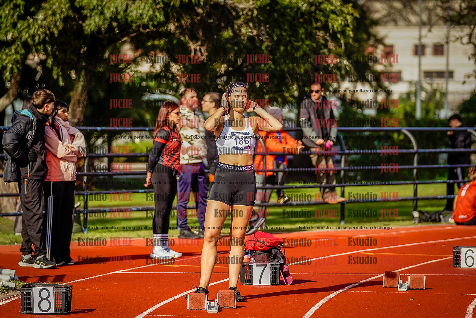 Fotos de los 200 m de mujeres