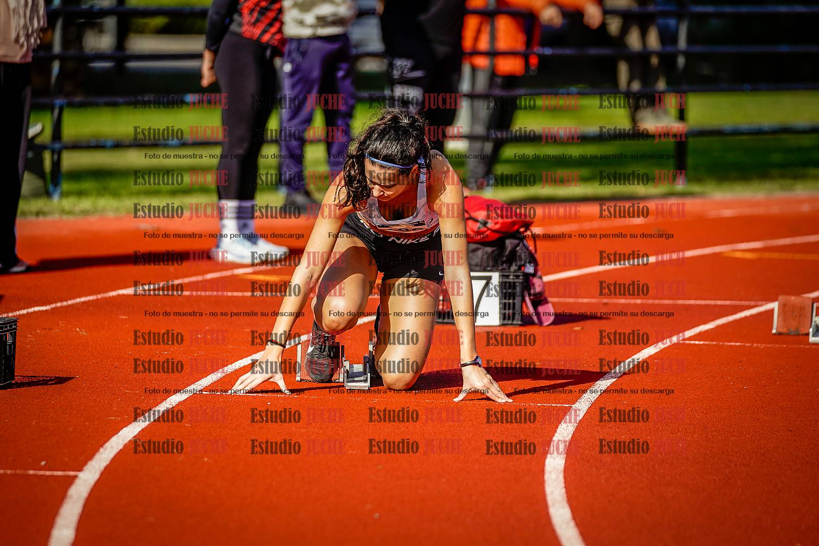 Fotos de los 200 m de mujeres