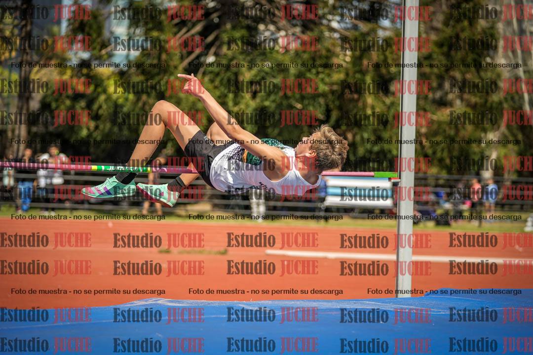 Fotos del salto en alto de varones