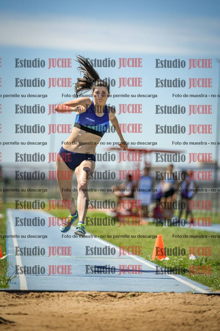 Fotos del salto triple de varones y mujeres - todas las tablas