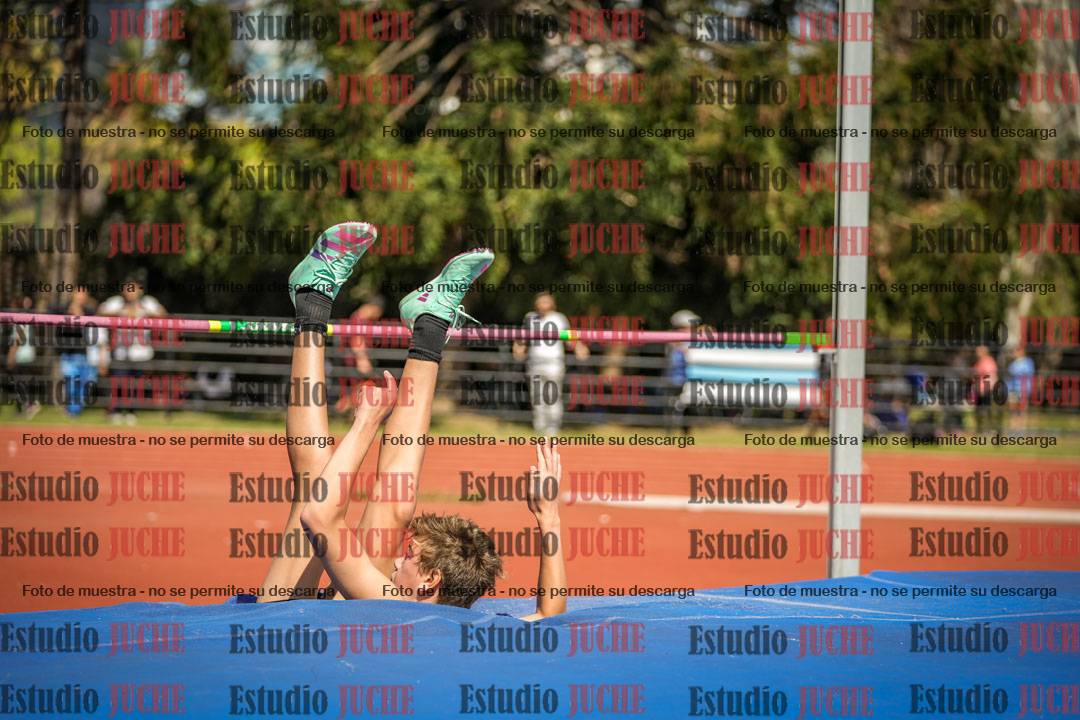 Fotos del salto en alto de varones